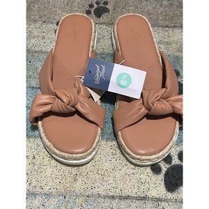 Women's Dena Knotted Espadrille Sandals - Universal Thread Tan Size: 8.5